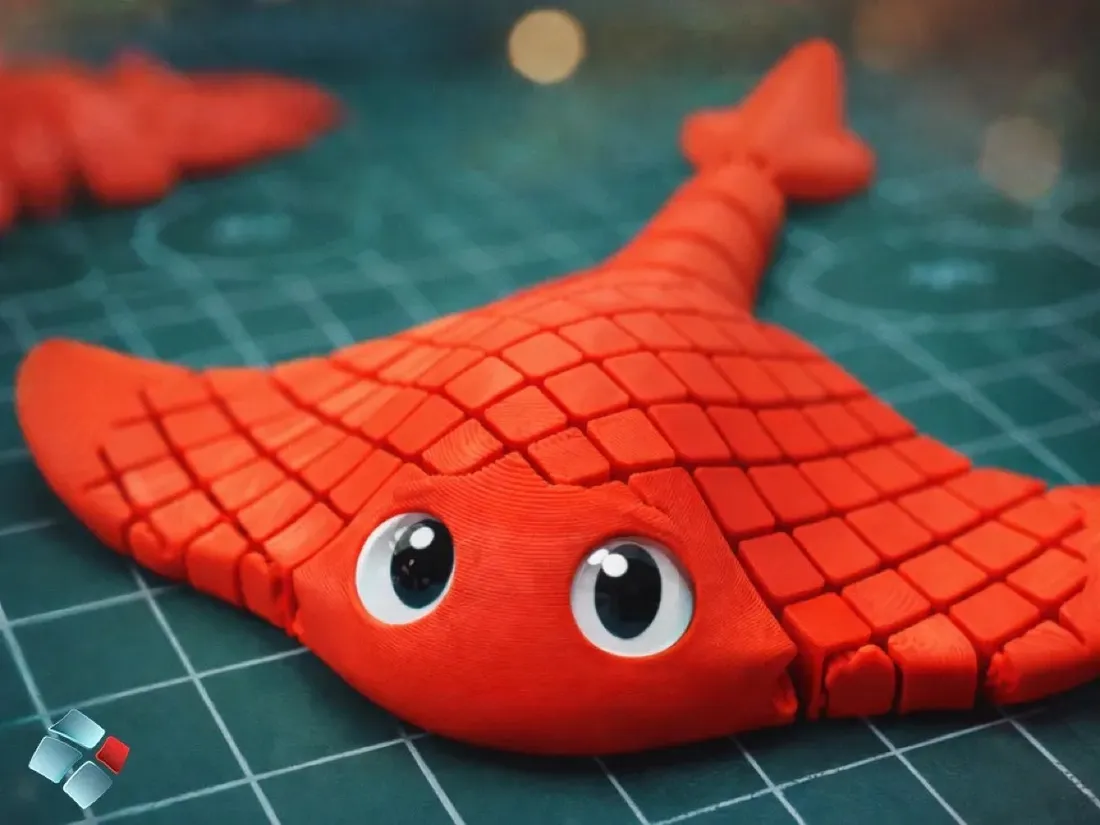 Impressão 3D: Arraia articulada