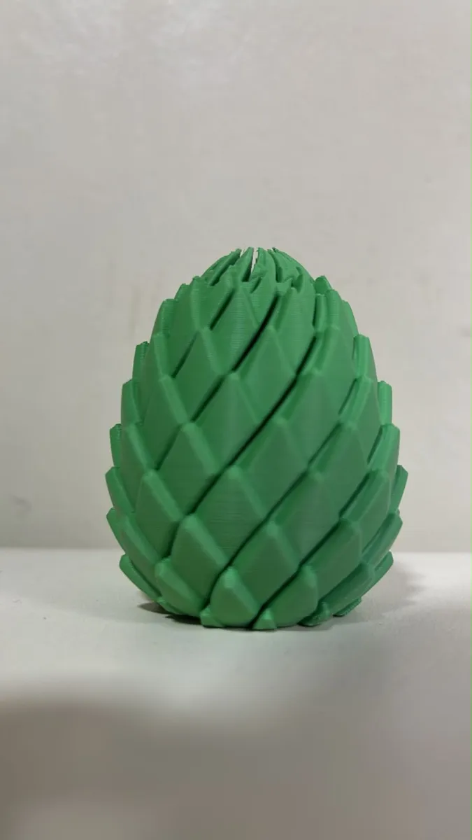 Peça de impressão 3D: Ovo de dragão